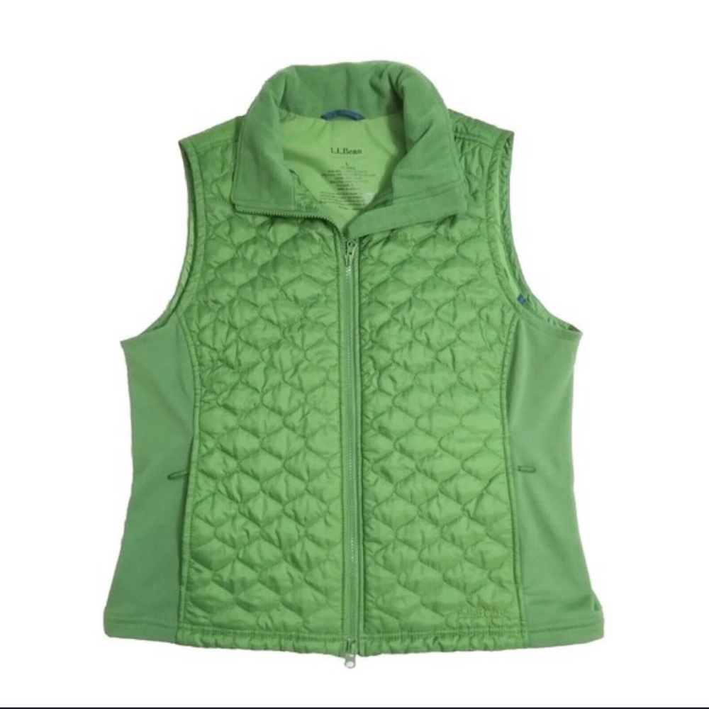 L.L. Bean Quilted Thinsulate Zip Up Vest